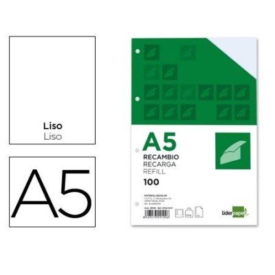 BLOCO RECARGA A5 100gr. 100FLS LISO