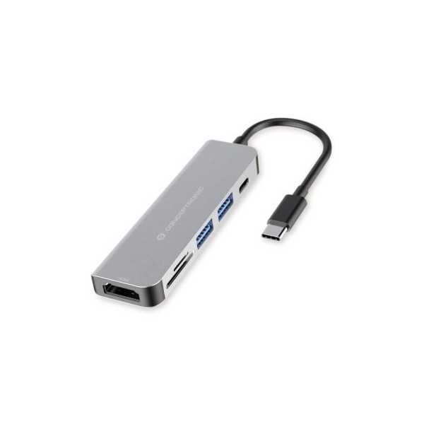 ADAPTADOR HUB CONCEPTRONIC DONN  USB-C MULTI PORTAS 6 em 1