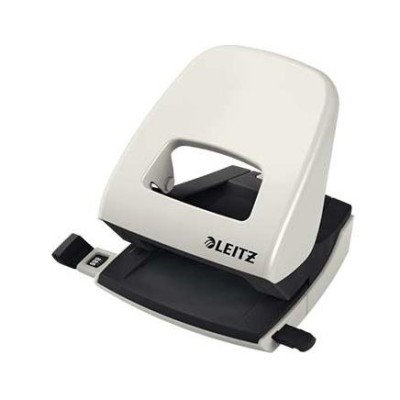 FURADOR LEITZ 5008 C/ REGUA 30FLS CINZA
