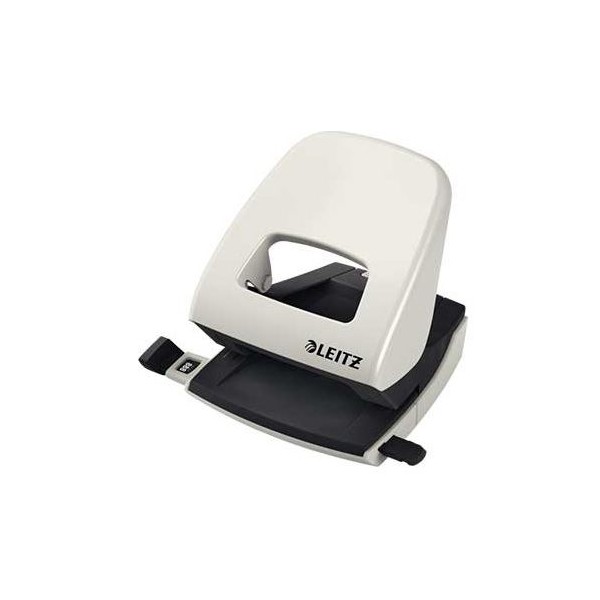 FURADOR LEITZ 5008 C/ REGUA 30FLS CINZA