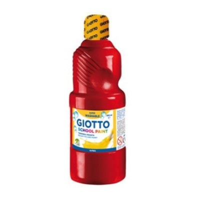 GUACHE LIQUIDO GIOTTO ESCOLAR (LAVAVEL) 500ML VERMELHO