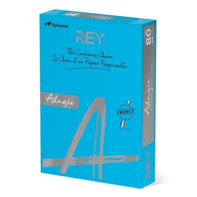 RESMA PAPEL FOTOCOPIA ADAGIO A4 80GR. AZUL INTENSO (51)
