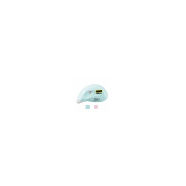 CORRECTOR FITA UHU MINI ROLLER 5MMx6MT CORES PASTEL