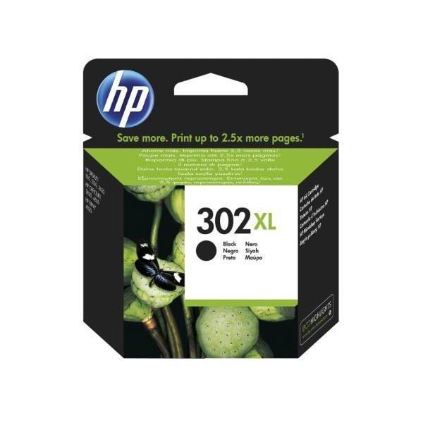 TINTEIRO HP 302XL PRETO ORIGINAL