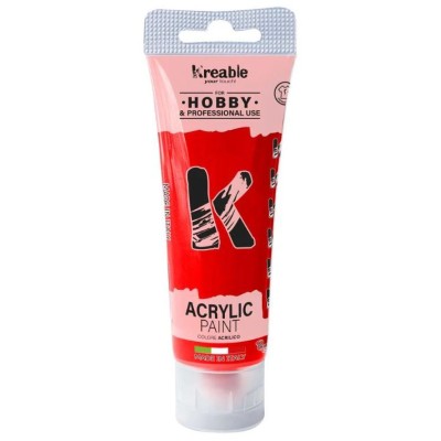 BISNAGA TINTA ACRILICA TOY COLOR 75ML VERMELHO CARMIM