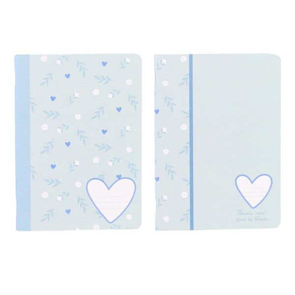 CADERNO AGRAFADO ANCOR B´LOG SWEET BLUE A4 90gr. 48FLS QUADRICULADO
