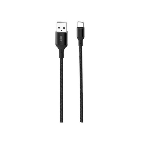 CABO USB TIPO (A) P/ USB-C  5V 2A M/M 1MT - CARREGAMENTO / TRANSFERENCIA DE DADOS P/ SMARTPHONE E TABLET - PRETO