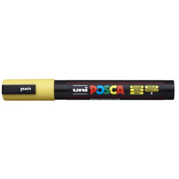 MARCADOR UNIBALL POSCA PC5M 1,8mm AMARELO