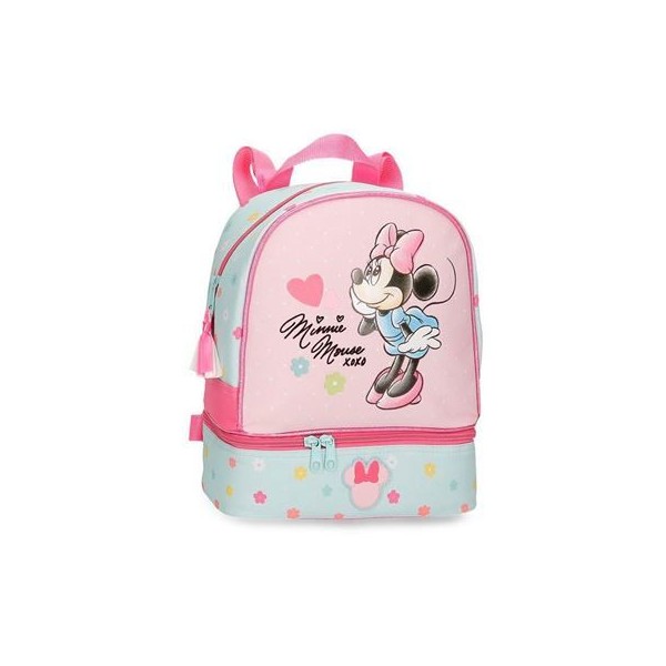 MOCHILA DISNEY MINNIE MOUSE COM COMPARTIMENTO TERMICO 28X23.5X13CM