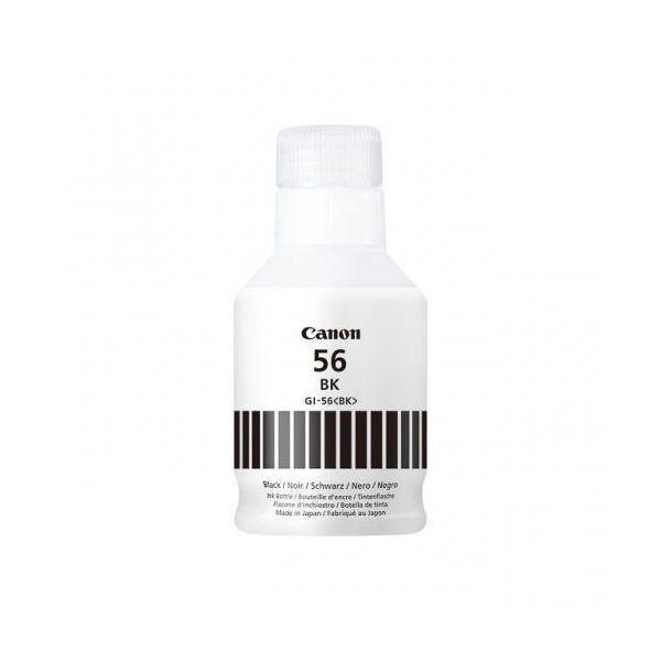 TINTEIRO ECOTANK CANON GI56BK 70ML 6K PRETO ORIGINAL