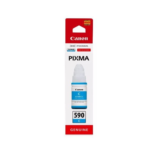 TINTEIRO ECOTANK CANON GI590C 70ML CYAN 7K ORIGINAL