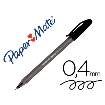 CANETA ESFEROGRAFICA PAPERMATE INKJOY 100 PRETA 1.0MM