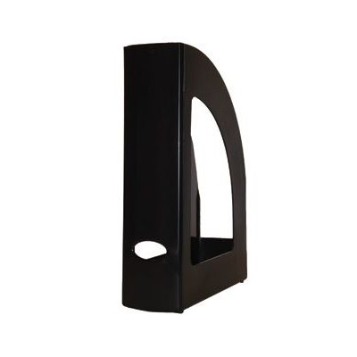PORTA REVISTAS PLASTICO 320x250x80mm PRETO
