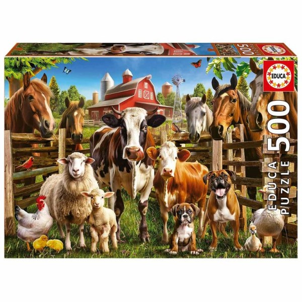 PUZZLE EDUCA 500 PECAS OS TRAQUINAS DA QUINTA