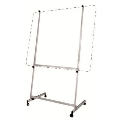 CAVALETE C/ RODAS  P/ QUADROS FACE SIMPLES 90x120cm a 120x250cm