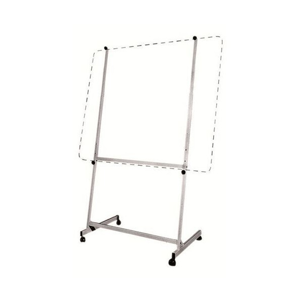 CAVALETE C/ RODAS  P/ QUADROS FACE SIMPLES 90x120cm a 120x250cm