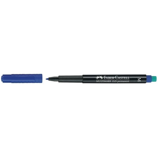 MARCADOR ACETATO PERMANENTE FABER-CASTELL 1.0MM M AZUL