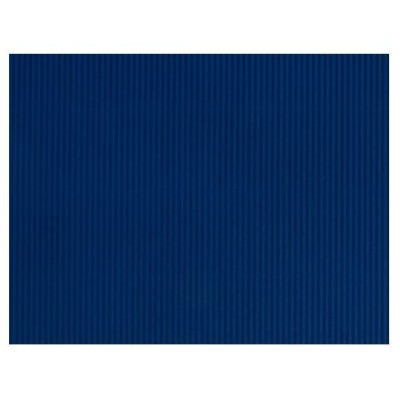 CARTAO ONDULADO / CANELADO  50x70cm AZUL