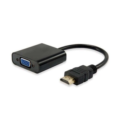 ADAPTADOR / CONVERSOR EQUIP HDMI (M) P/ VGA (F) C/ AUDIO
