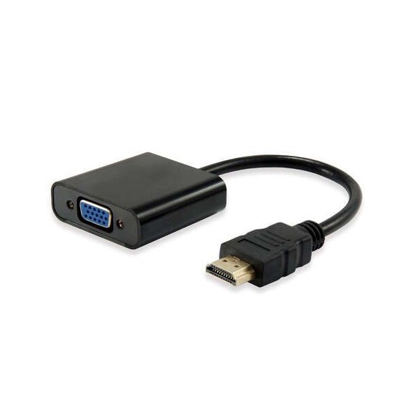 ADAPTADOR / CONVERSOR EQUIP HDMI (M) P/ VGA (F) C/ AUDIO