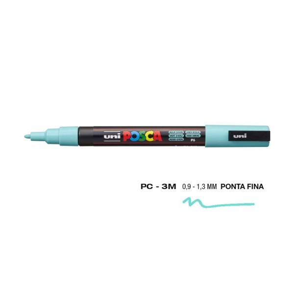 MARCADOR UNIBALL POSCA PC3M 0,9mm VERDE AQUA 