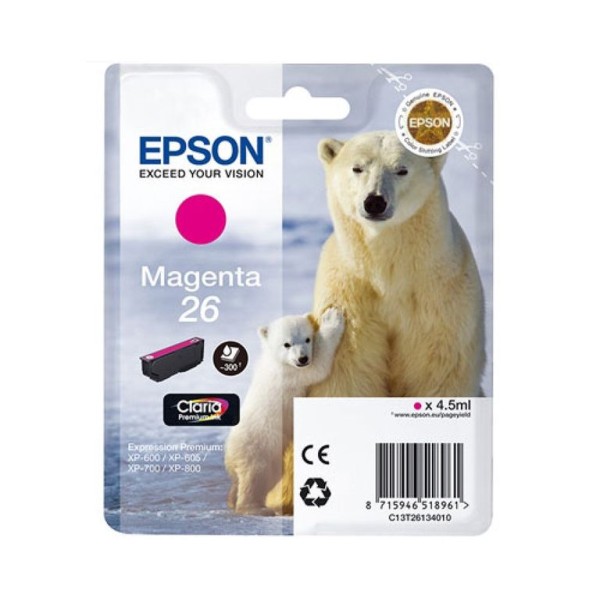 TINTEIRO EPSON 26 MAGENTA ORIGINAL