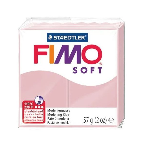 PASTA MODELAR FIMO SOFT 56/57gr. ROSA CLARO 21
