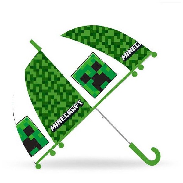 GUARDA CHUVA INFANTIL MINECRAFT 46CM