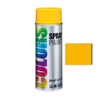 TINTA SPRAY ACRILICO COLORS 400ML RAL 1023 - AMARELO