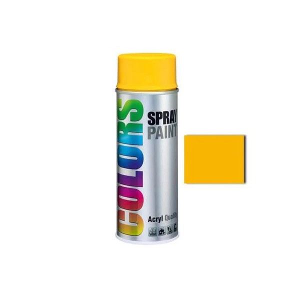 TINTA SPRAY ACRILICO COLORS 400ML RAL 1023 - AMARELO
