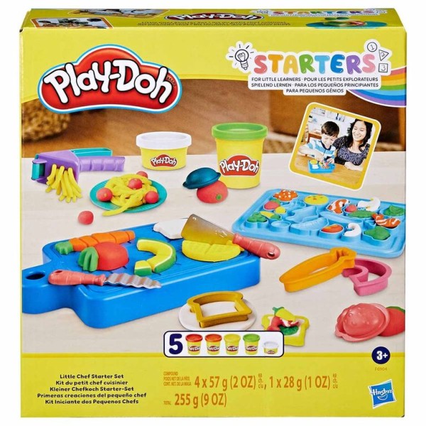 PLASTICINA PLAY-DOH STARTERS KIT INICIANTE DOS PEQUENOS CHEFES