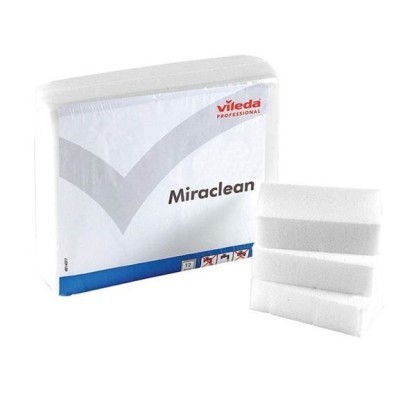 PACK C/ 12 x ESPONJAS VILEDA PRO MIRACLEAN 10x6CM BRANCO