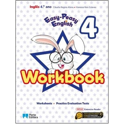Livro Easy-Peasy English - Inglês - 4.º Ano Workbook/Extensive Reader 2025