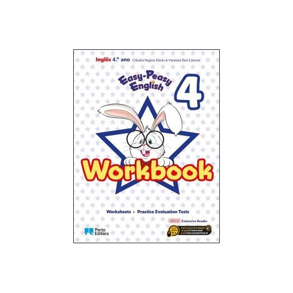 Livro Easy-Peasy English - Inglês - 4.º Ano Workbook/Extensive Reader 2025