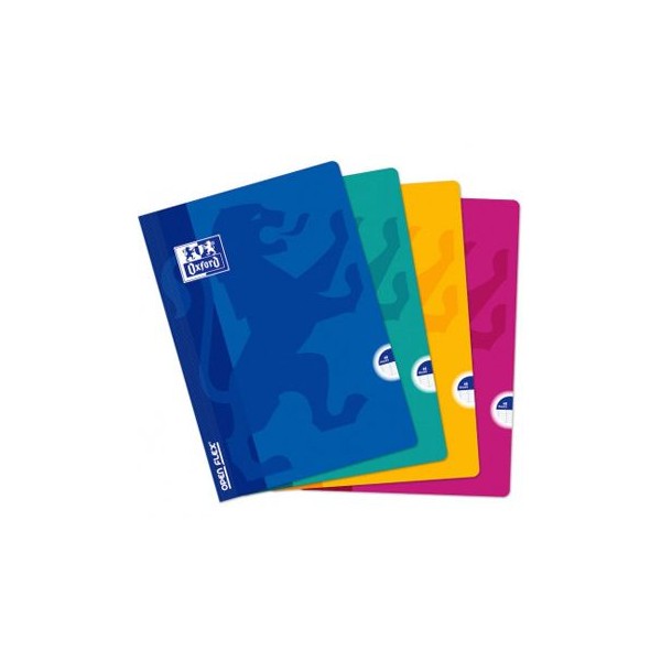 CADERNO AGRAFADO OPENFLEX OXFORD A5 48FLS 90gr. PAUTADO CORES SORTIDAS