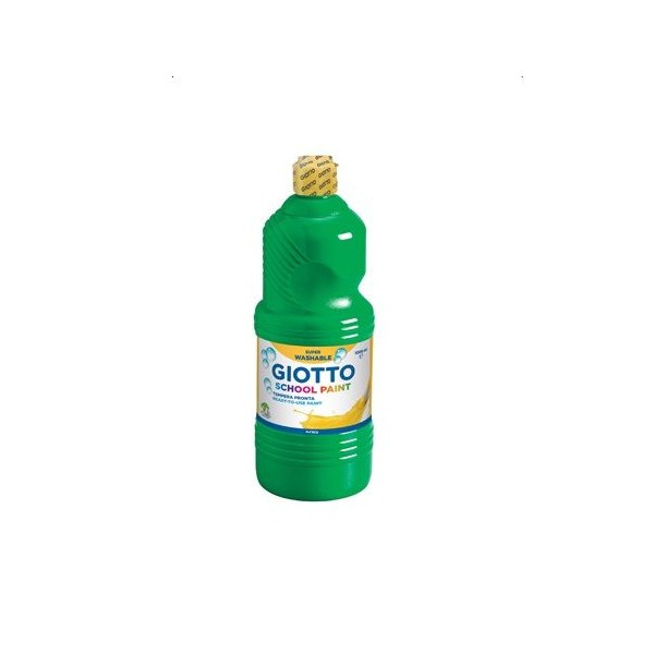 GUACHE LIQUIDO GIOTTO ESCOLAR (LAVAVEL) 1LT VERDE ESCURO