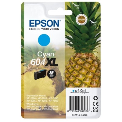 TINTEIRO EPSON 604XL CYAN ORIGINAL