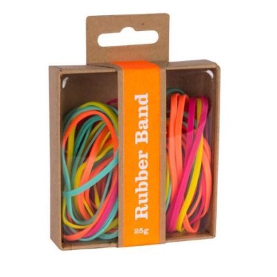 BLISTER APLI C/ ELASTICOS COLORIDOS FLUORESCENTES SORTIDOS 25gr.