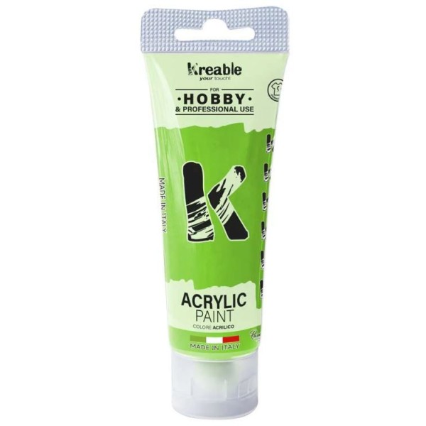 BISNAGA TINTA ACRILICA TOY COLOR 75ML VERDE CLARO