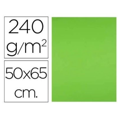 CARTOLINA 50x65cm 240/250gr. VERDE ALFACE