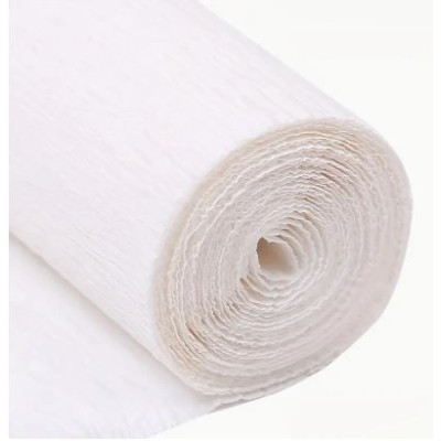 PAPEL CREPE CREPAO FLORISTA  0,50x2,5MT BRANCO 720
