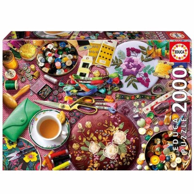 PUZZLE EDUCA 2000 PECAS A MESA DE COSTURA