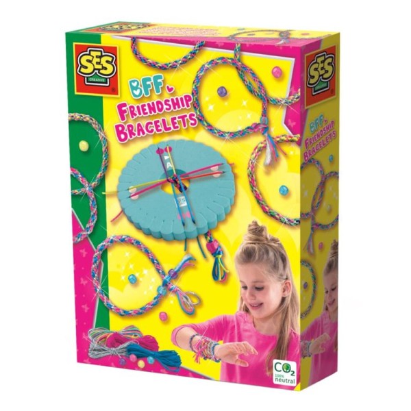 KIT BFF PULSEIRAS DE AMIZADE SES CREATIVE HOBBY