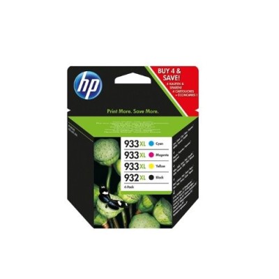KIT 4 TINTEIROS HP 932XL/933XL (BK/C/M/Y) ORIGINAL