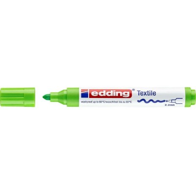 MARCADOR TECIDOS / TEXTIL EDDING 4500 2-3mm VERDE CLARO