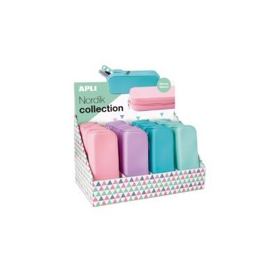 ESTOJO SILICONE APLI SOFT CORES PASTEL SORTIDAS