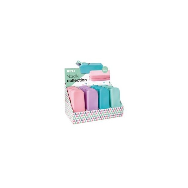 ESTOJO SILICONE APLI SOFT CORES PASTEL SORTIDAS