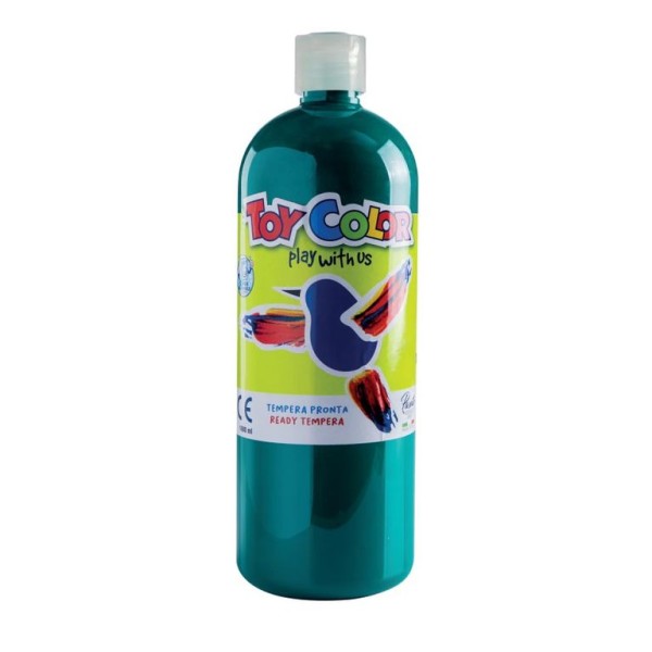 GUACHE LIQUIDO PRONTO TOY COLOR 1LT VERDE ESMERALDA