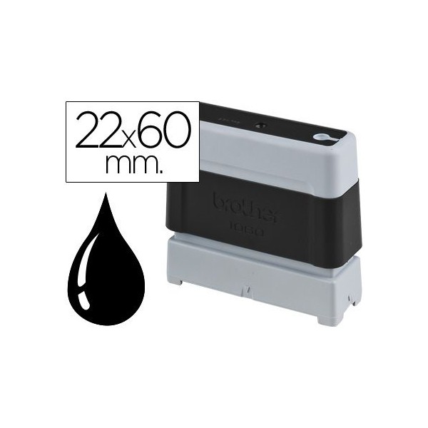 CARIMBO BROTHER 22x60mm PRETO