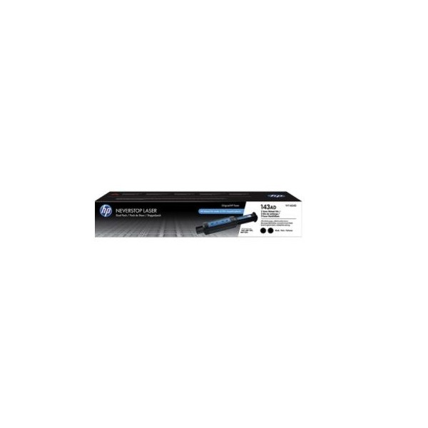 KIT 2 x RECARGA TONER HP LASER NEVERSTOP 143A ORIGINAL